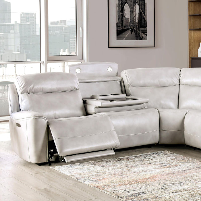 EDMONDUS Power Sectional, Light Taupe - Royal Furniture & Gifts (MI) - Multi Location
