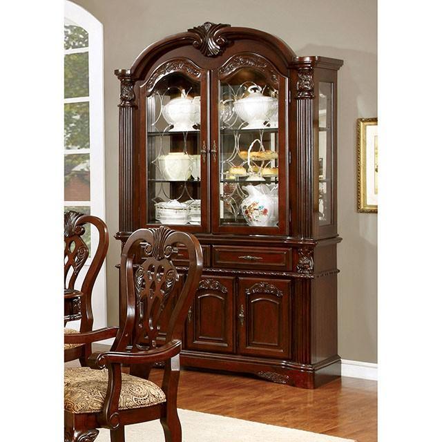 ELANA Brown Cherry Dining Table w/ 18" Butterfly Leaf - Royal Furniture & Gifts (MI) - Multi Location