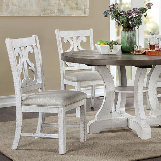 AULETTA Round Dining Table, Gray - Royal Furniture & Gifts (MI) - Multi Location