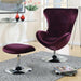 Eloise Purple Accent Chair w/ Ottoman - Royal Furniture & Gifts (MI) - Multi Location