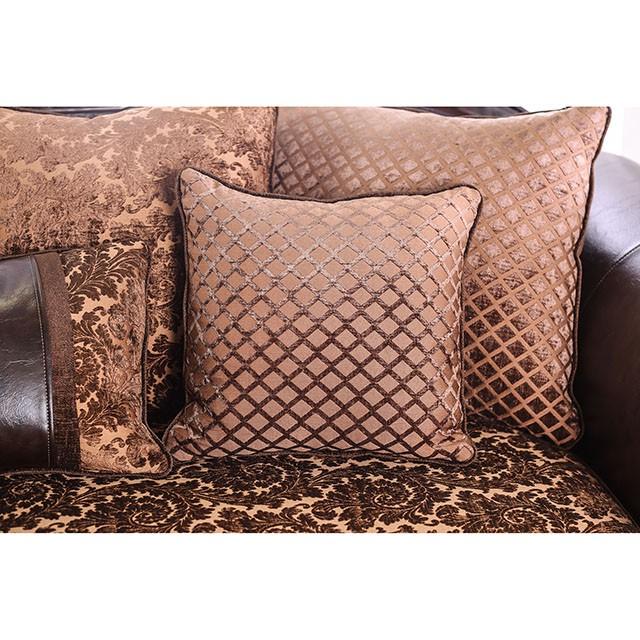 ELPIS Brown/Espresso Love Seat - Royal Furniture & Gifts (MI) - Multi Location
