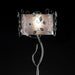 Elva Silver/Chrome Floor Lamp, Double Shade - Royal Furniture & Gifts (MI) - Multi Location