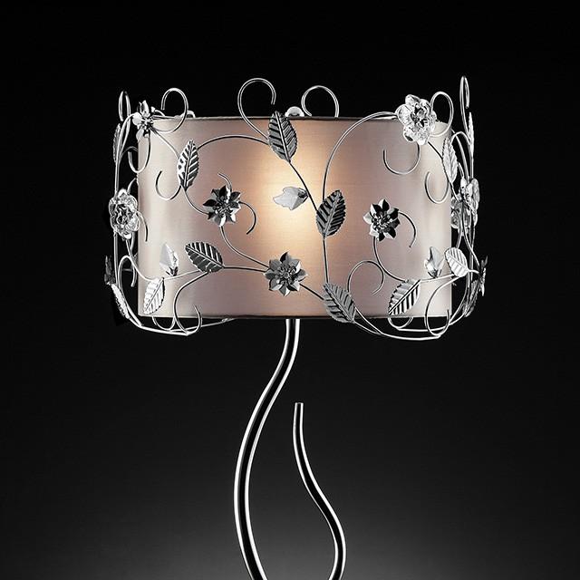 Elva Silver/Chrome Table Lamp, Double Shade - Royal Furniture & Gifts (MI) - Multi Location