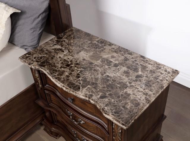 ESPARANZA Night Stand, Brown Cherry - Royal Furniture & Gifts (MI) - Multi Location