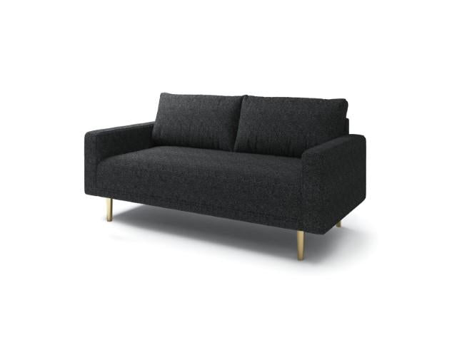 ELVERUM Loveseat, Black - Royal Furniture & Gifts (MI) - Multi Location