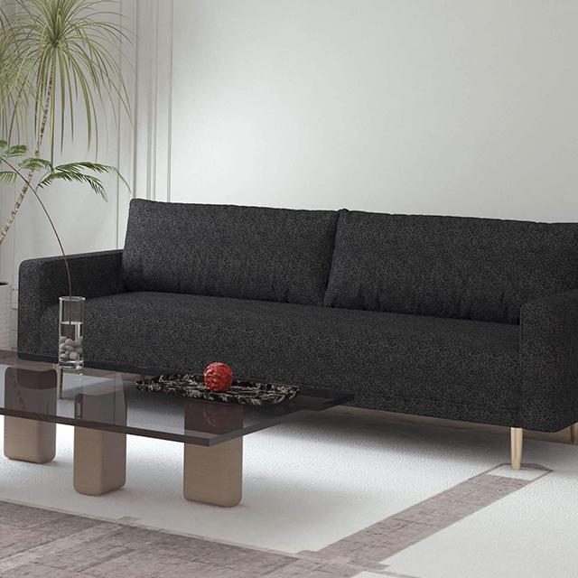 ELVERUM Sofa, Black - Royal Furniture & Gifts (MI) - Multi Location