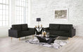 ELVERUM Loveseat, Black - Royal Furniture & Gifts (MI) - Multi Location