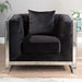 EVADNE Chair w/ Pillow, Black - Royal Furniture & Gifts (MI) - Multi Location