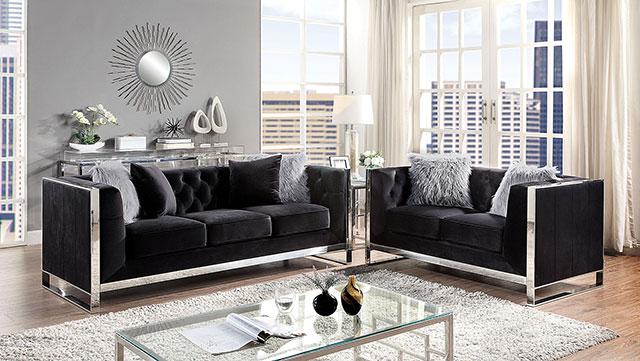 EVADNE Chair w/ Pillow, Black - Royal Furniture & Gifts (MI) - Multi Location