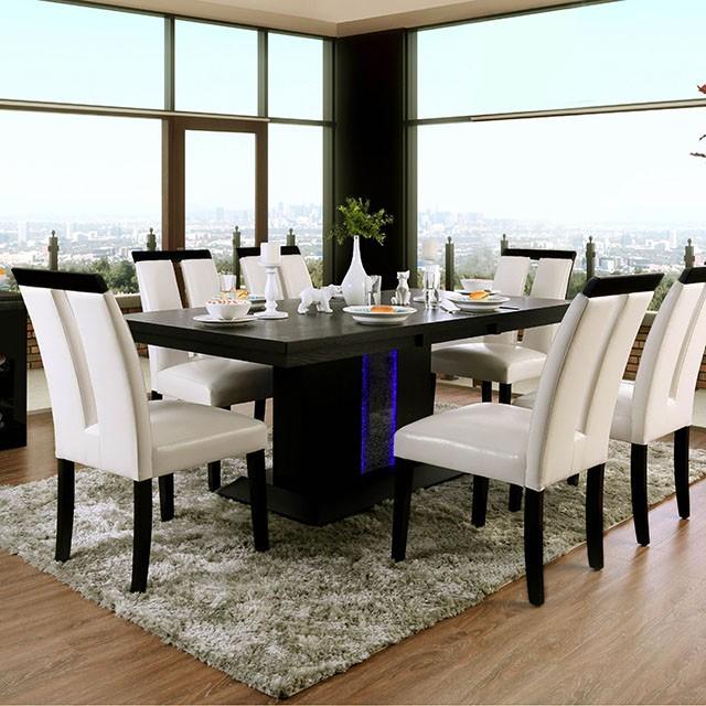 Evangeline Black/Beige Dining Table - Royal Furniture & Gifts (MI) - Multi Location