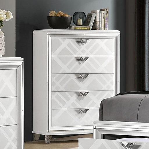 EMMELINE Chest, White - Royal Furniture & Gifts (MI) - Multi Location