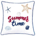 Emmie White 20" X 20" Pillow, Summer Time - Royal Furniture & Gifts (MI) - Multi Location
