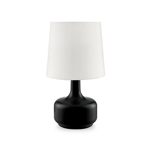 Farah Black 17"H Matte Black Table Lamp - Royal Furniture & Gifts (MI) - Multi Location