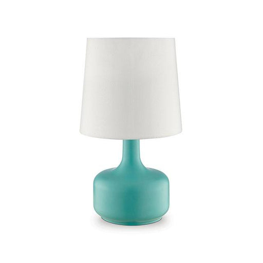 Farah Teal 17"H Matte Teal Table Lamp - Royal Furniture & Gifts (MI) - Multi Location