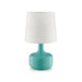 Farah Teal 17"H Matte Teal Table Lamp - Royal Furniture & Gifts (MI) - Multi Location