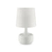 Farah White 17"H Glossy White Table Lamp - Royal Furniture & Gifts (MI) - Multi Location
