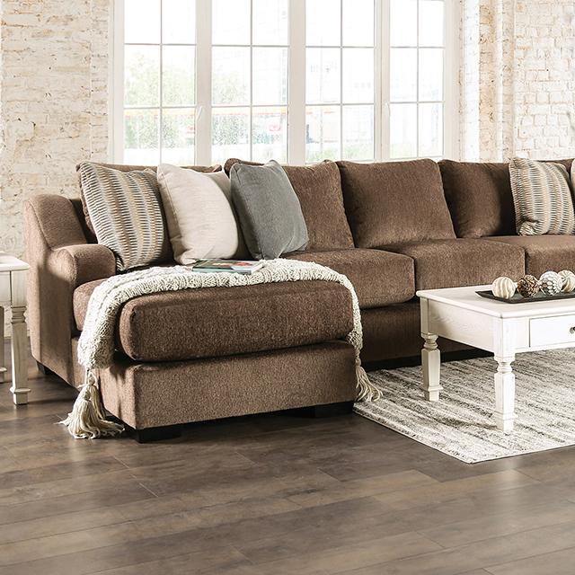 FARRINGDON Sectional, Brown - Royal Furniture & Gifts (MI) - Multi Location