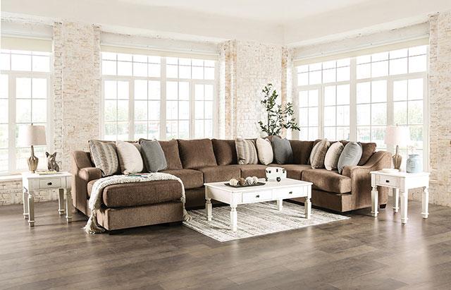 FARRINGDON Sectional, Brown - Royal Furniture & Gifts (MI) - Multi Location