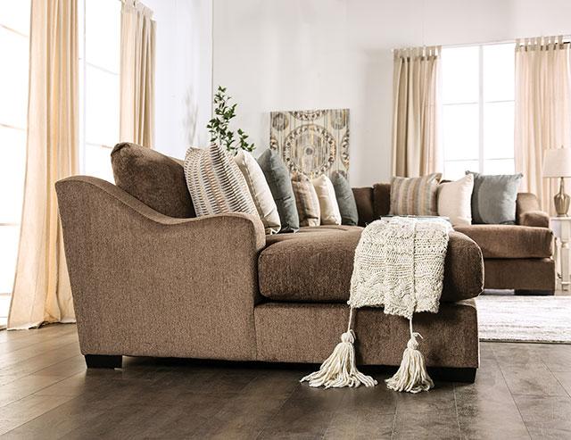 FARRINGDON Sectional, Brown - Royal Furniture & Gifts (MI) - Multi Location