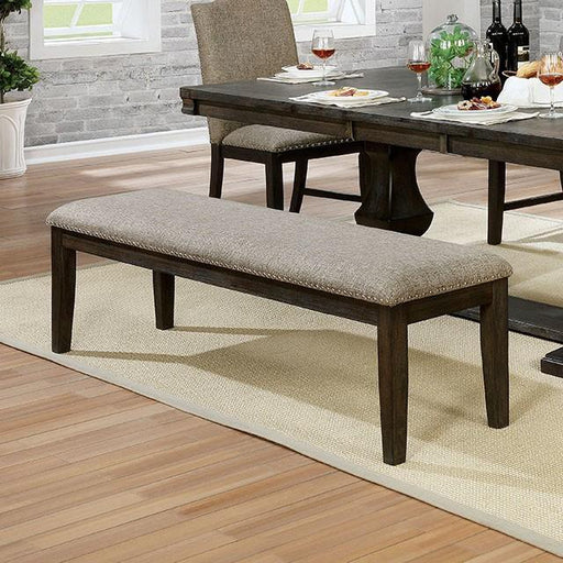 Faulk Espresso Bench - Royal Furniture & Gifts (MI) - Multi Location