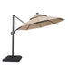 Fera 10 Ft Round Umbrella w/ LED Bulb + 37" Large Base - Royal Furniture & Gifts (MI) - Multi Location