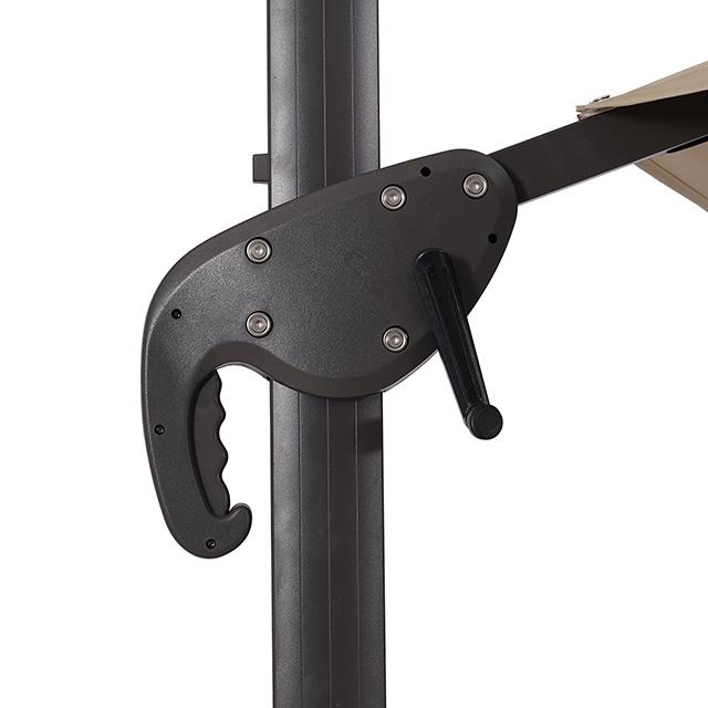 Fera 10 Ft Round Umbrella w/ LED Bulb + 37" Large Base - Royal Furniture & Gifts (MI) - Multi Location
