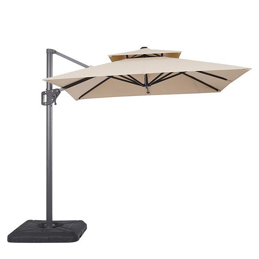 Fida 8 Ft Square Umbrella w/ Double Top + 37" Large Base - Royal Furniture & Gifts (MI) - Multi Location