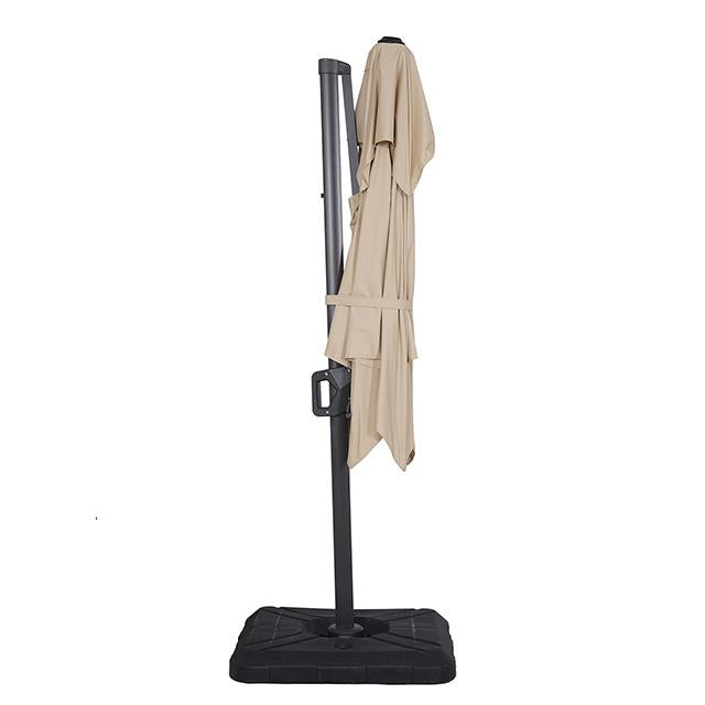 Fida 8 Ft Square Umbrella w/ Double Top + 37" Large Base - Royal Furniture & Gifts (MI) - Multi Location