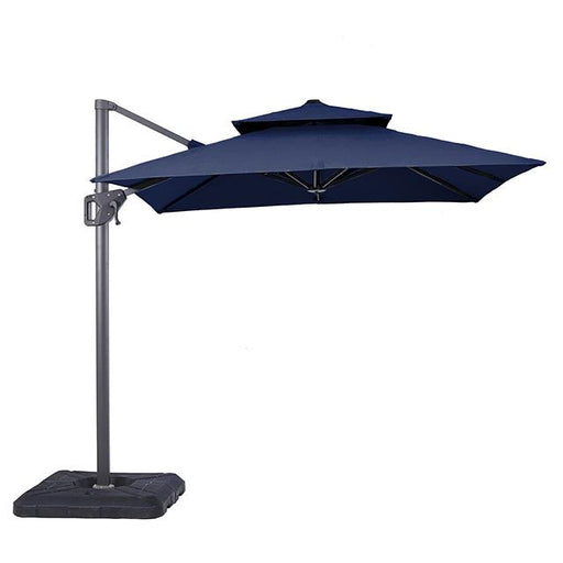 Fida 8 Ft Square Umbrella w/ Double Top + 37" Large Base - Royal Furniture & Gifts (MI) - Multi Location
