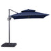 Fida 8 Ft Square Umbrella w/ Double Top + 37" Large Base - Royal Furniture & Gifts (MI) - Multi Location