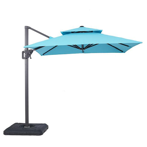 Fida 8 Ft Square Umbrella w/ Double Top + 37" Large Base - Royal Furniture & Gifts (MI) - Multi Location