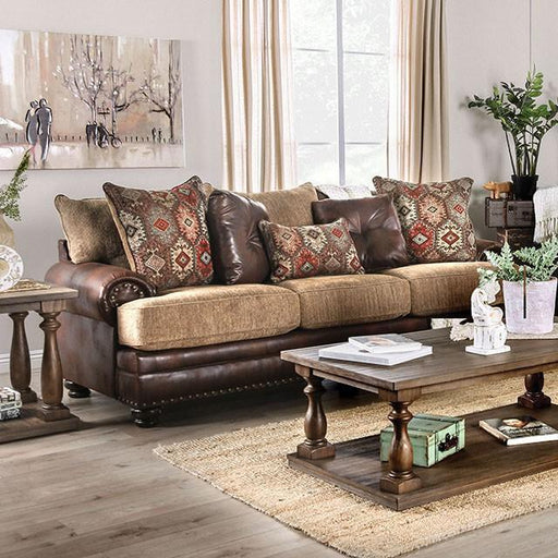 Fletcher Brown/Tan Sofa - Royal Furniture & Gifts (MI) - Multi Location
