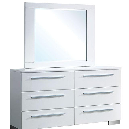 CLEMENTINE Glossy White Dresser - Royal Furniture & Gifts (MI) - Multi Location