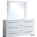 CLEMENTINE Glossy White Dresser - Royal Furniture & Gifts (MI) - Multi Location