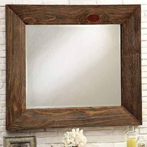 COIMBRA Rustic Natural Tone Mirror - Royal Furniture & Gifts (MI) - Multi Location