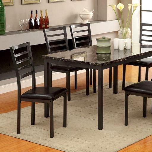 COLMAN Black 60" Dining Table - Royal Furniture & Gifts (MI) - Multi Location