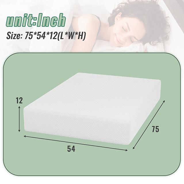 Coreopsis 12" Full Memory Foam Wave Comfort - Royal Furniture & Gifts (MI) - Multi Location