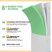 Forsythia 8" Twin Green Tea Gel Memory Foam - Royal Furniture & Gifts (MI) - Multi Location