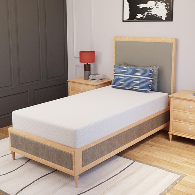 Forsythia 8" Twin Green Tea Gel Memory Foam - Royal Furniture & Gifts (MI) - Multi Location