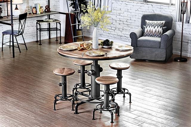 Foskey Antique Black Counter Ht. Chair (2/CTN) - Royal Furniture & Gifts (MI) - Multi Location