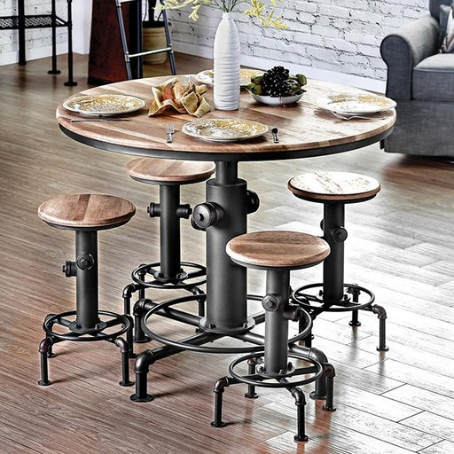 Foskey Antique Black Dining Table - Royal Furniture & Gifts (MI) - Multi Location