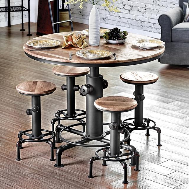 Foskey Antique Black Dining Table - Royal Furniture & Gifts (MI) - Multi Location
