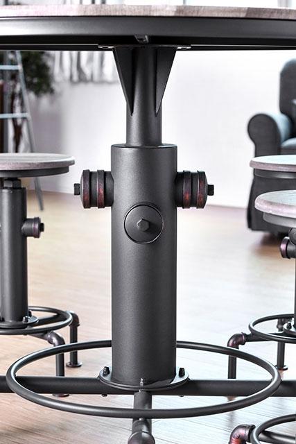 Foskey Antique Black Dining Table - Royal Furniture & Gifts (MI) - Multi Location