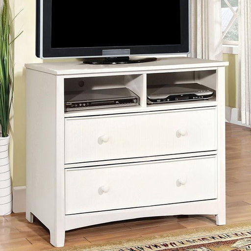 Corry White Media Chest - Royal Furniture & Gifts (MI) - Multi Location