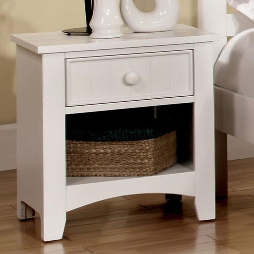 Corry White Night Stand - Royal Furniture & Gifts (MI) - Multi Location