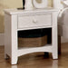Corry White Night Stand - Royal Furniture & Gifts (MI) - Multi Location