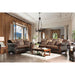 Franklin Dark Brown/Tan Chair With Pu In Brown - Royal Furniture & Gifts (MI) - Multi Location