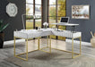 FREIBURG Corner Desk, Antique White - Royal Furniture & Gifts (MI) - Multi Location