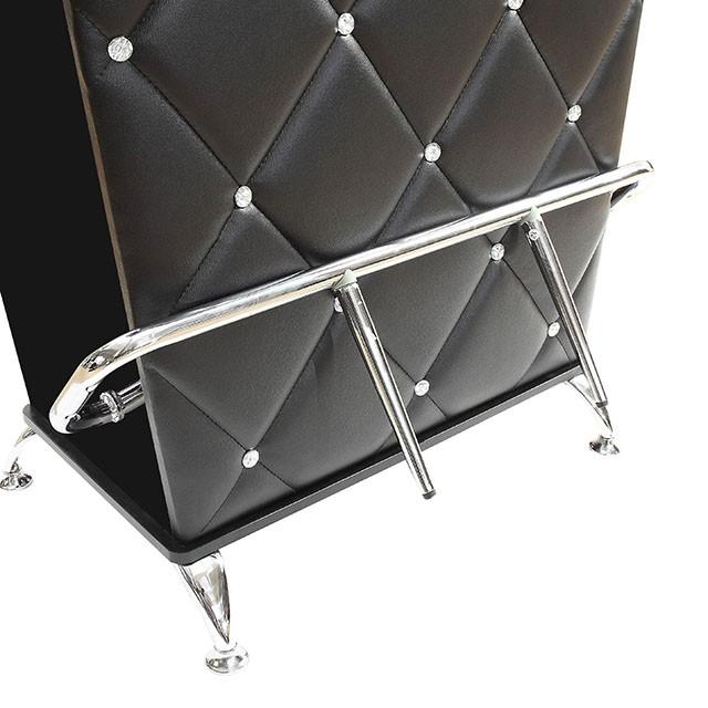 Fuero Black/Chrome Bar Table (K/D) - Royal Furniture & Gifts (MI) - Multi Location