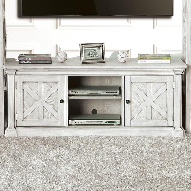 Georgia Antique White 60" TV Stand - Royal Furniture & Gifts (MI) - Multi Location